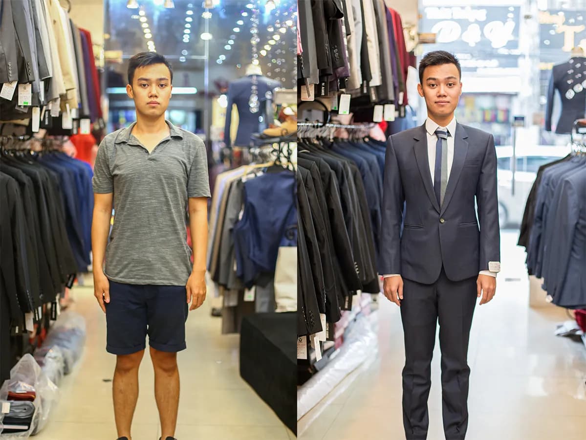 Trước & Sau may đo — Mon Amie