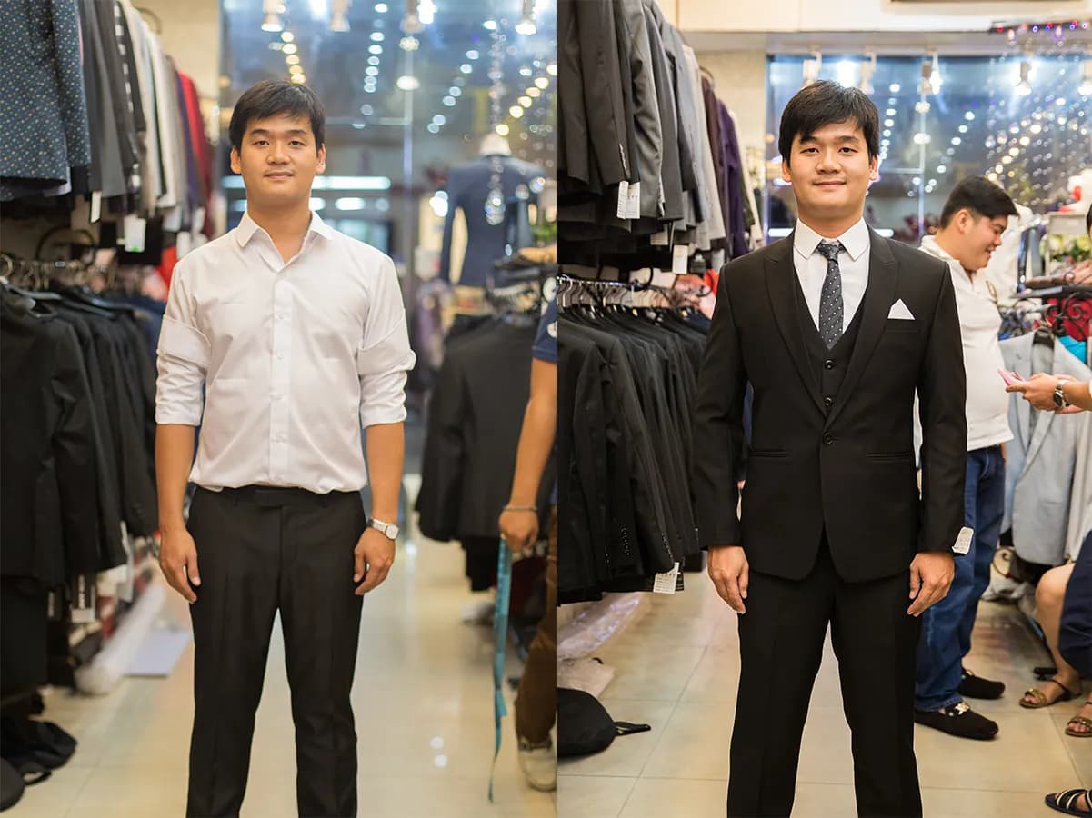 Trước & Sau may đo — Mon Amie