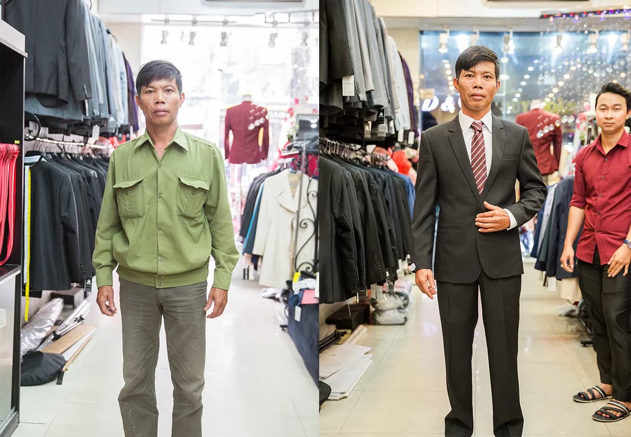 Trước & Sau may đo — Mon Amie