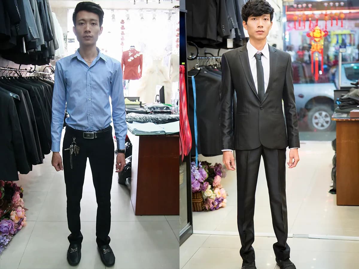 Trước & Sau may đo — Mon Amie
