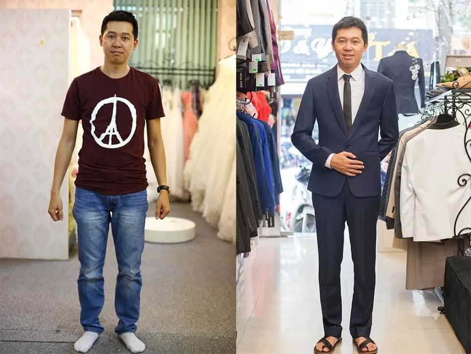 Trước & Sau may đo — Mon Amie