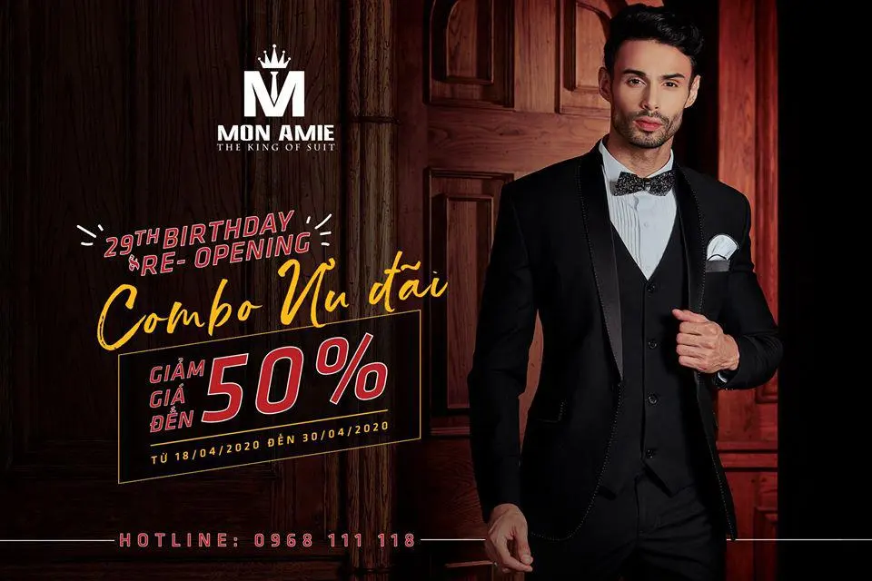 MON AMIE VESTON MỪNG KHAI TRƯƠNG TRỞ LẠI