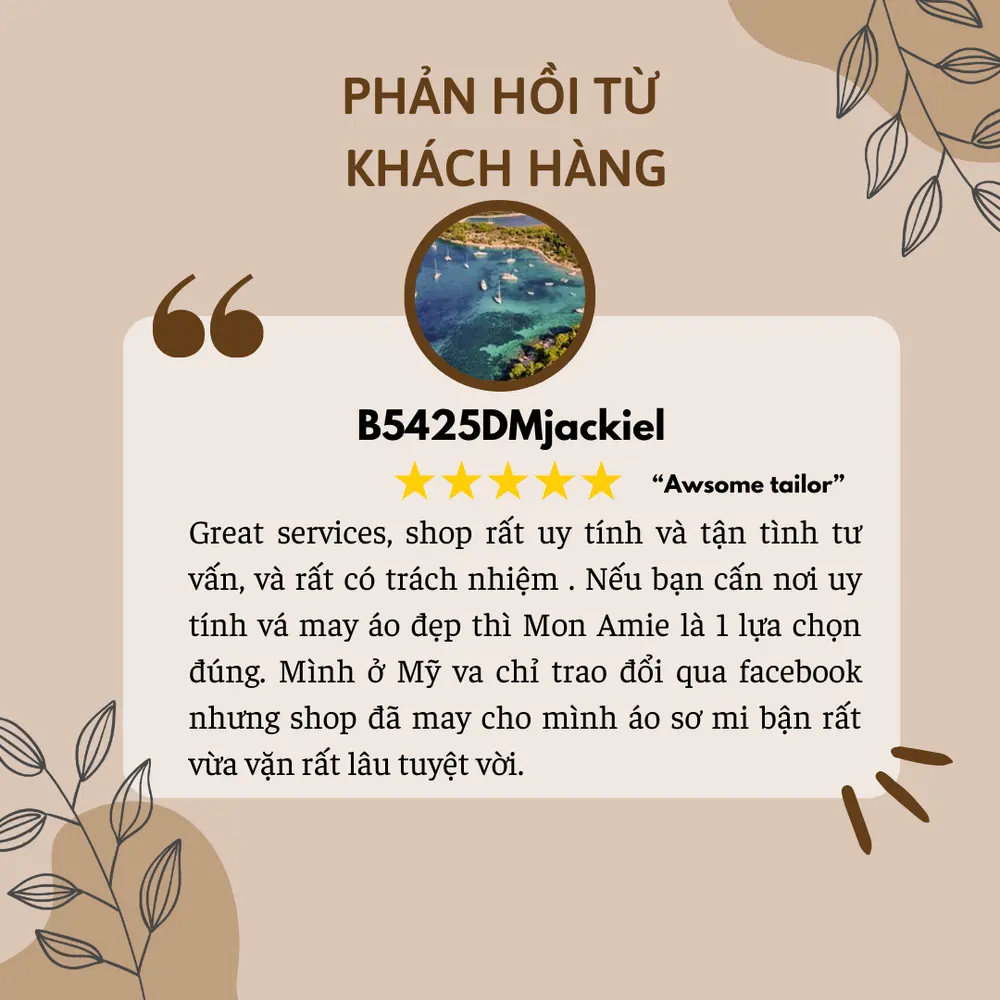 MON AMIE - Thương Hiệu May Đo Veston Đáng Để Trải Nghiệm