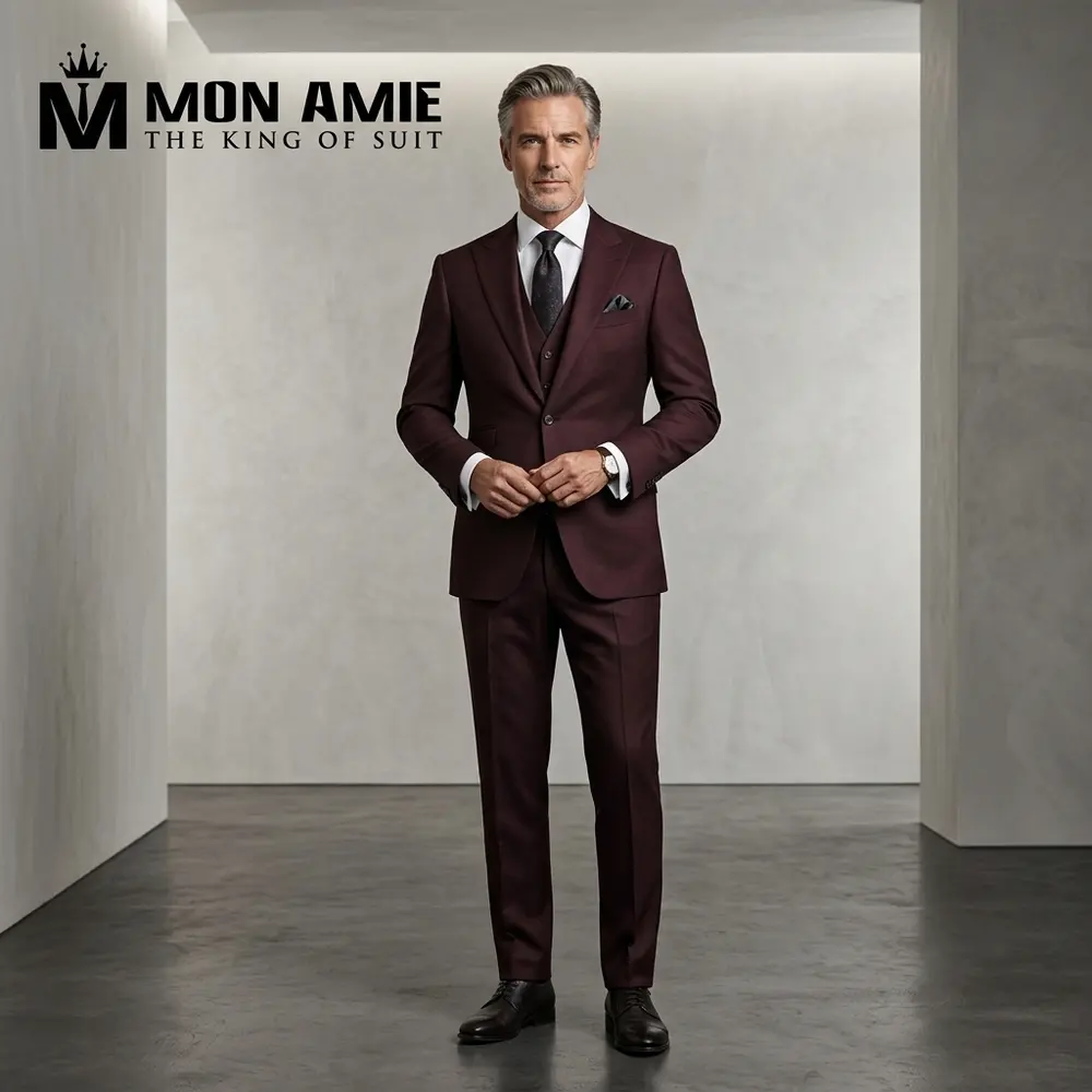 Chi tiết măng sét và cổ áo khi phối sơ mi với suit