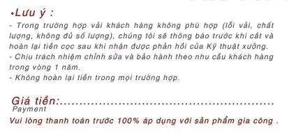 TỔNG HỢP CÁC BẢNG GIÁ TẠI MON AMIE .
