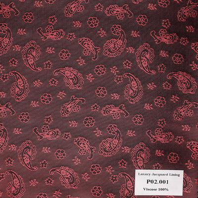 Khăn Pocket Square Hoa văn đỏ