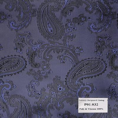 Khăn Pocket Square Hoa Vân Xanh Tím P01.031