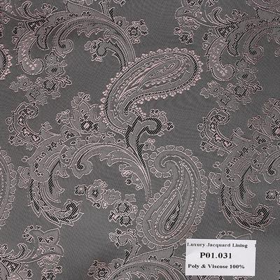 Khăn Pocket Square Hoa Vân Xám P01.030
