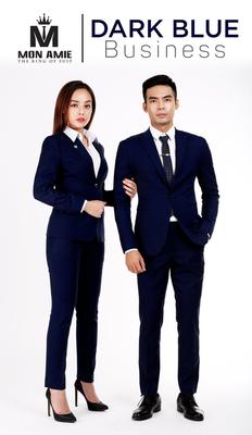 Bộ Đồng Phục Vest Nam Công Sở Cao Cấp Màu Xanh Đen