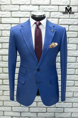 Bộ Vest Nam Cao Cấp Xanh Navy D41