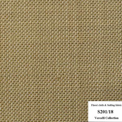 S201/18 Vercelli CVM - Vải Suit 95% Wool - Vàng Trơn