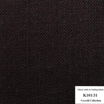 K101/31 Vercelli CVM - Vải Suit 95% Wool - Tím Trơn