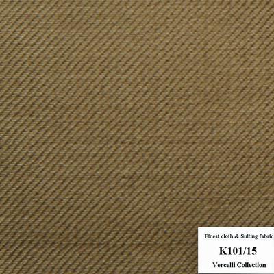 K101/15 Vercelli CVM - Vải Suit 95% Wool - Nâu sẫm Trơn