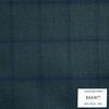 E63.017 Kevinlli V5 - Vải Suit 60% Wool - Xanh Lá Caro Xanh Dương