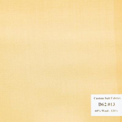  D62.013 Kevinlli V4 - Vải Suit 60% Wool - Vàng Trơn