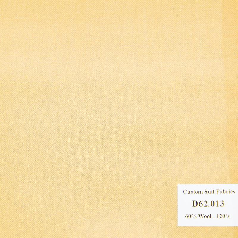  D62.013 Kevinlli V4 - Vải Suit 60% Wool - Vàng Trơn