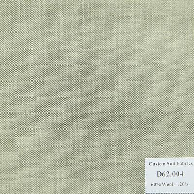  D62.004 Kevinlli V4 - Vải Suit 60% Wool - Xám Trơn