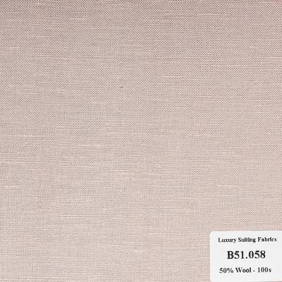 B51.058 Kevinlli V2 - Vải Suit 50% Wool - Hồng Trơn