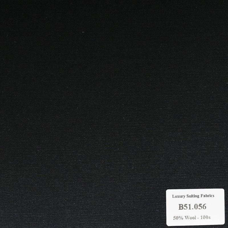 B51.056 Kevinlli V2 - Vải Suit 50% Wool - Xanh Rêu Đậm Trơn