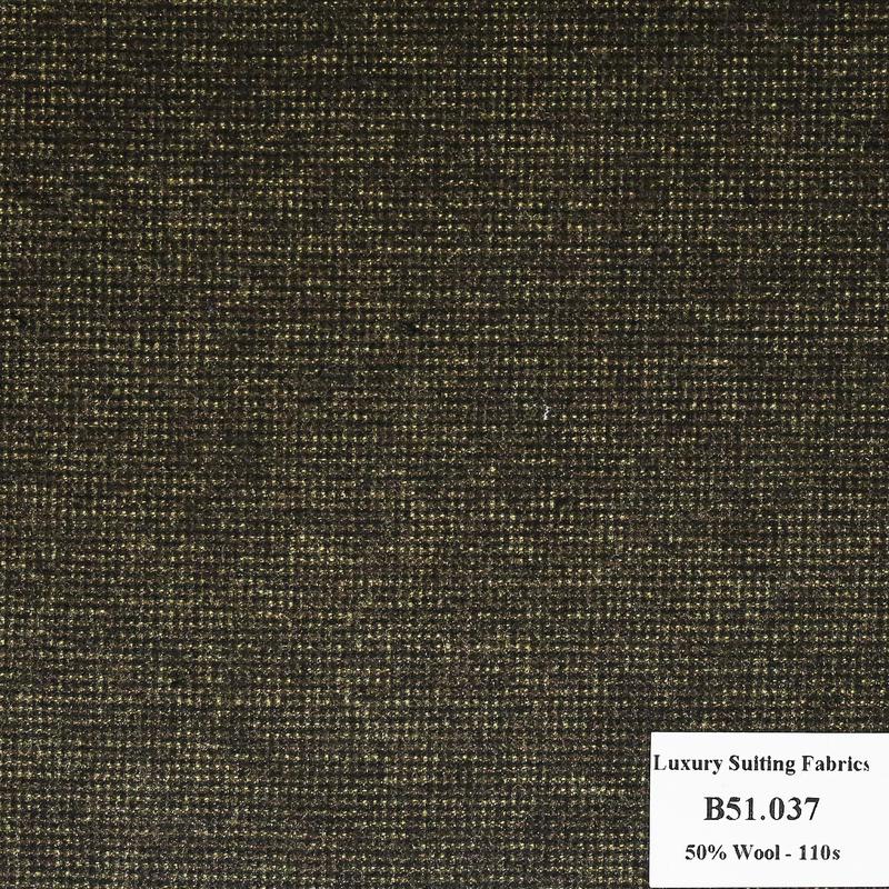 B51.037 Kevinlli V2 - Vải Suit 50% Wool - Nâu Trơn