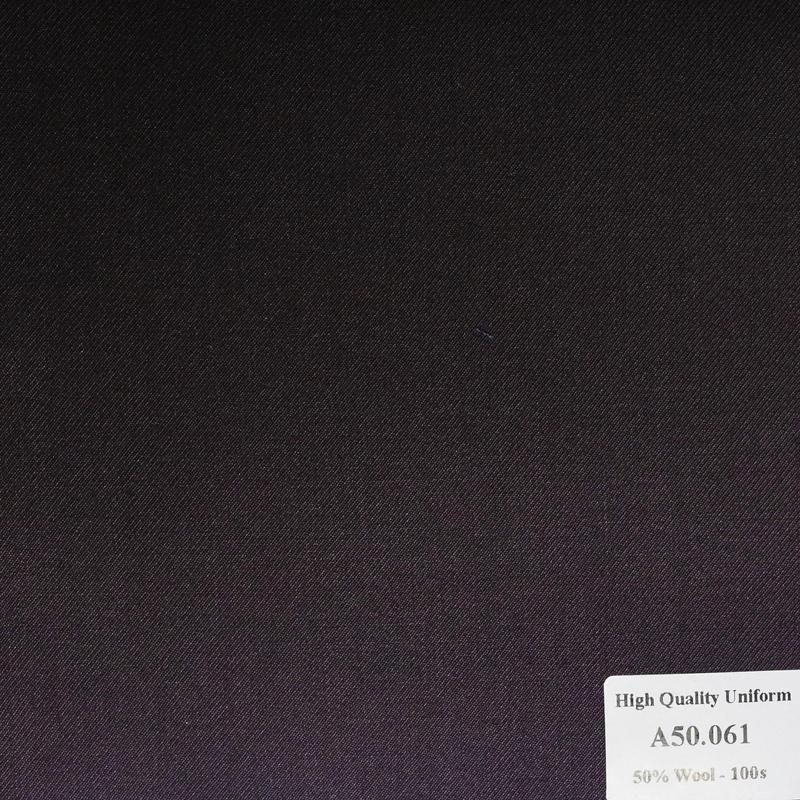 A50.061 Kevinlli V1 - Vải Suit 50% Wool - Đỏ Đô Trơn