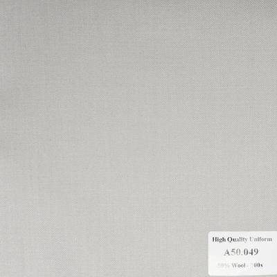 A50.049 Kevinlli V1 - Vải Suit 50% Wool - Xám Trơn