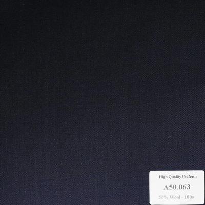  A50.063 Kevinlli V1 - Vải Suit 50% Wool - Xanh Navy Trơn