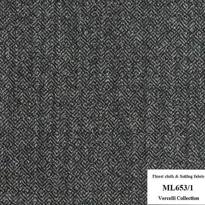 ML653/1 Vercelli CXM - Vải Suit 95% Wool - Xám Trơn
