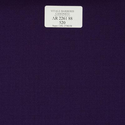AR 2261 88 CANONICO - 100% Wool - Tím Trơn