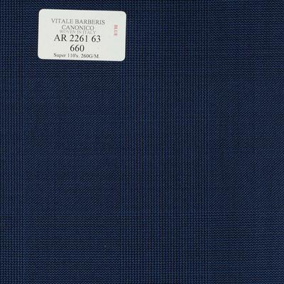 AR 2261 63 CANONICO - 100% Wool - Xanh Dương Trơn