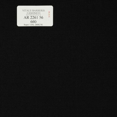 AR 2261 56 CANONICO - 100% Wool - Đen Trơn