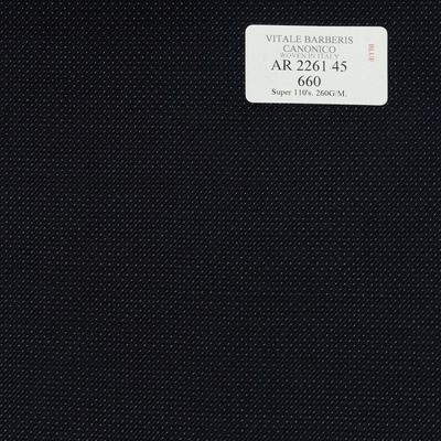 AR 2261 45 CANONICO - 100% Wool - Xanh Dương Trơn