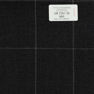 AR 2261 26 CANONICO - 100% Wool - Xám Caro