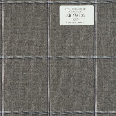 AR 2261 23 CANONICO - 100% Wool - Xám Caro