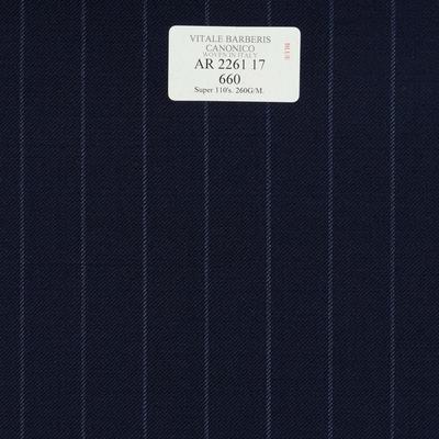 AR 2261 17 CANONICO - 100% Wool - Xanh Dương Sọc