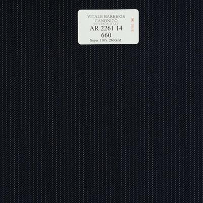 AR 2261 14 CANONICO - 100% Wool - Xanh Dương Sọc