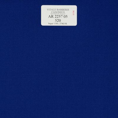 AR 2257 05 CANONICO - 100% Wool -  Xanh Dương Trơn