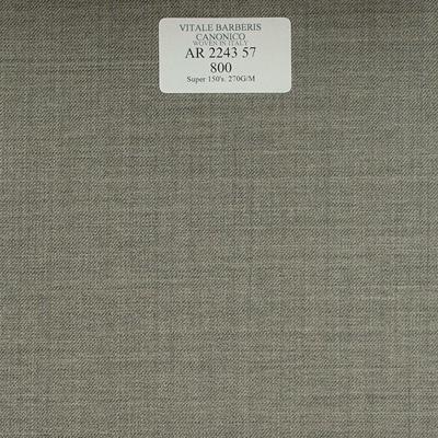AR 2243 57 CANONICO - 100% Wool - Xám Trơn