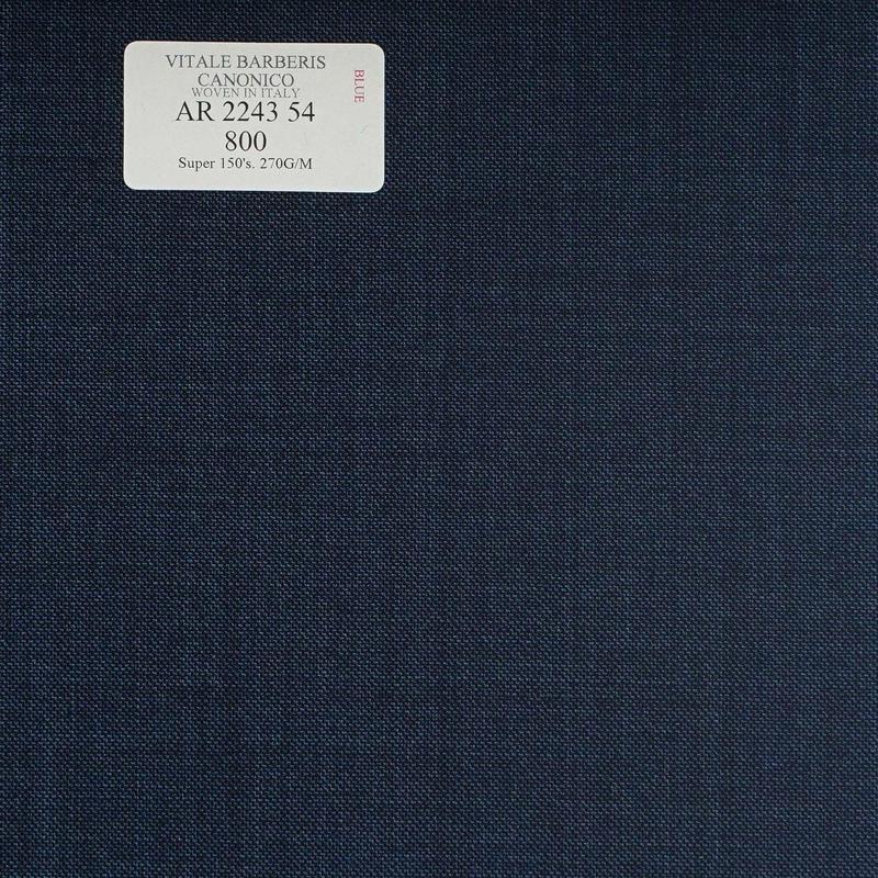 AR 2243 54 CANONICO - 100% Wool - Xanh Dương Trơn