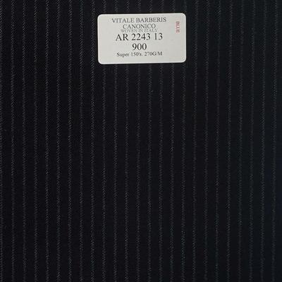 AR 2243 13 CANONICO - 100% Wool - Xanh Dương Sọc