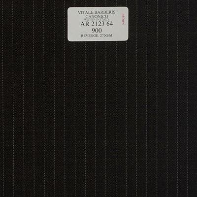 AR 2123 64 CANONICO - 100% Wool - Đen Sọc