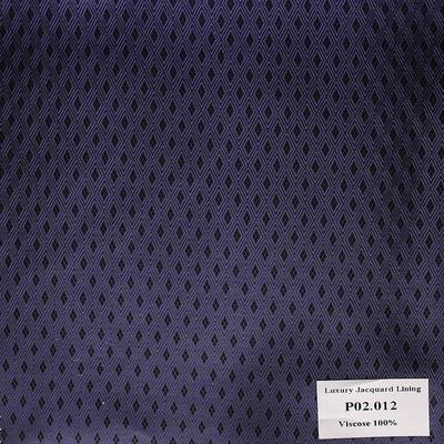 P02.012 Luxury Jacquard Lining - Xanh Dương Hoa Văn