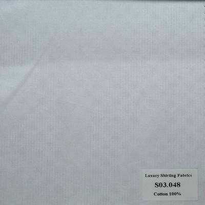 S03.048 Kevinlli S3 - Sơmi 100% Cotton - Trắng Trơn