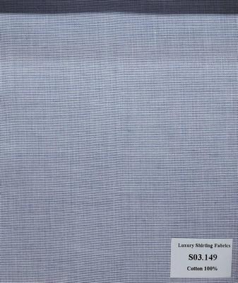 S03.149 Kevinlli S3 - Sơmi 100% Cotton - Xanh Dương Sọc