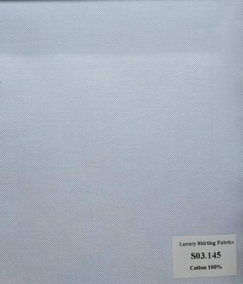 S03.145 Kevinlli S3 - Sơmi 100% Cotton - Xanh Dương Trơn 