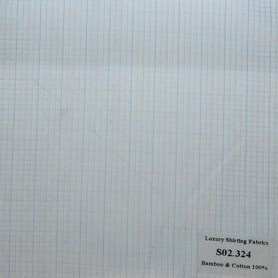 S02.324 Kevinlli S2 - Sơmi Bamboo - Xanh Dương Caro 