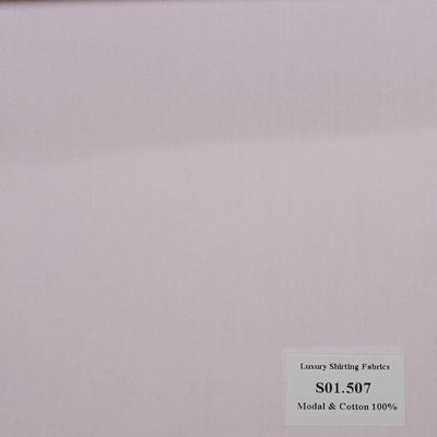 S01.507 Kevinlli S1 - Sơmi Cotton & Modal - Xám Trơn