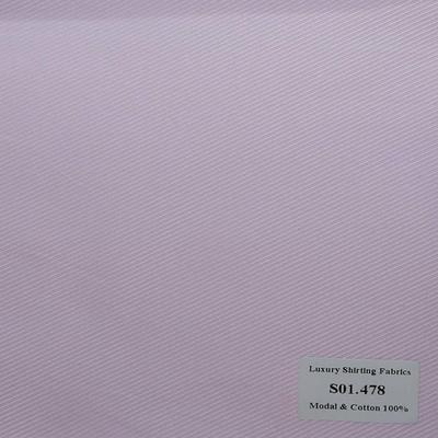 S01.478 Kevinlli S1 - Sơmi Cotton & Modal - Hồng Sọc