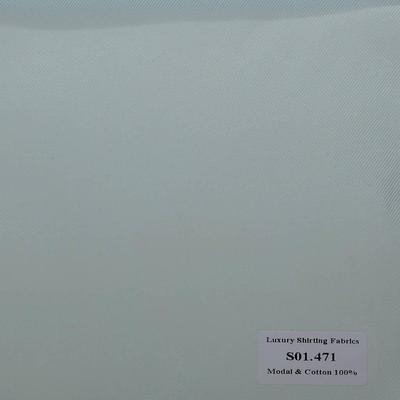 S01.471 Kevinlli S1 - Sơmi Cotton & Modal - Xanh Lá Sọc