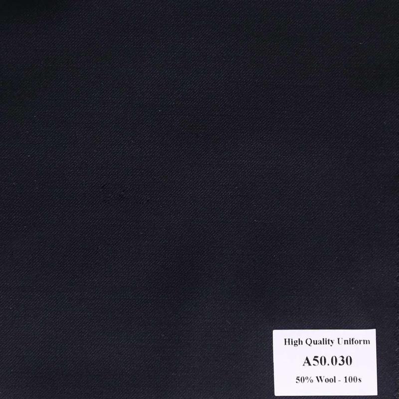 [ Hết hàng ] A50.030 Kevinlli V1 - Vải Suit 50% Wool - Xanh Dương Trơn